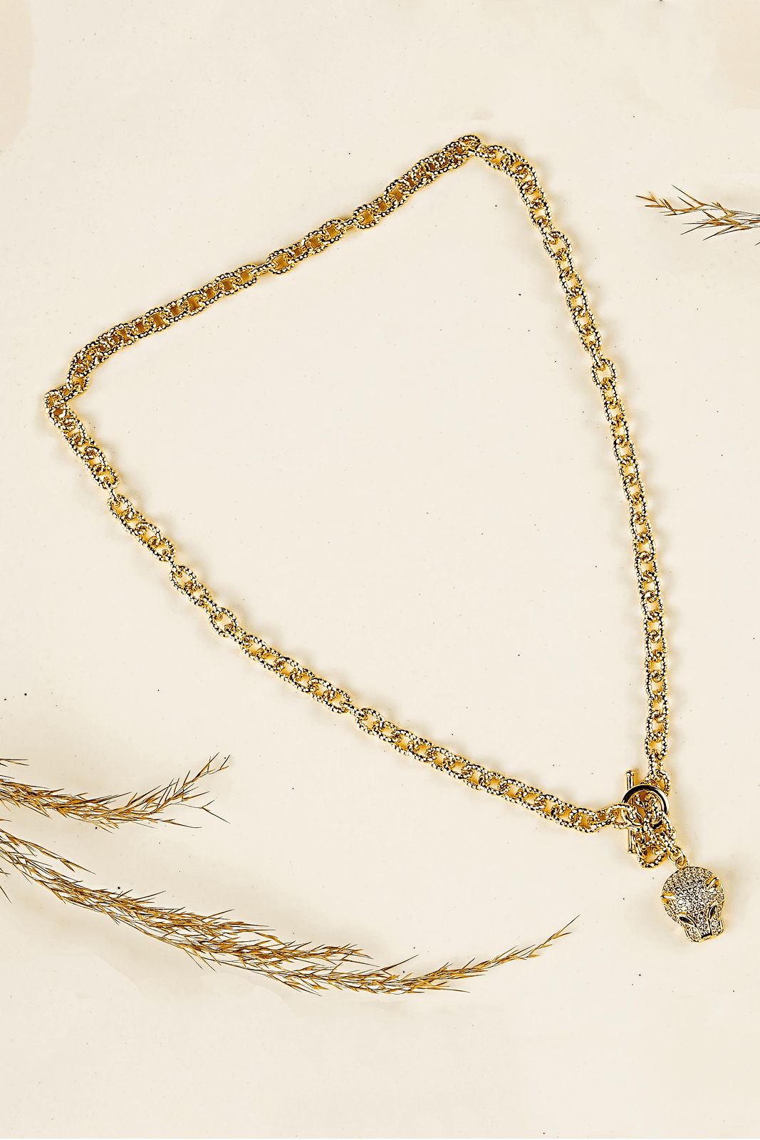 Gold Jaguar Necklace