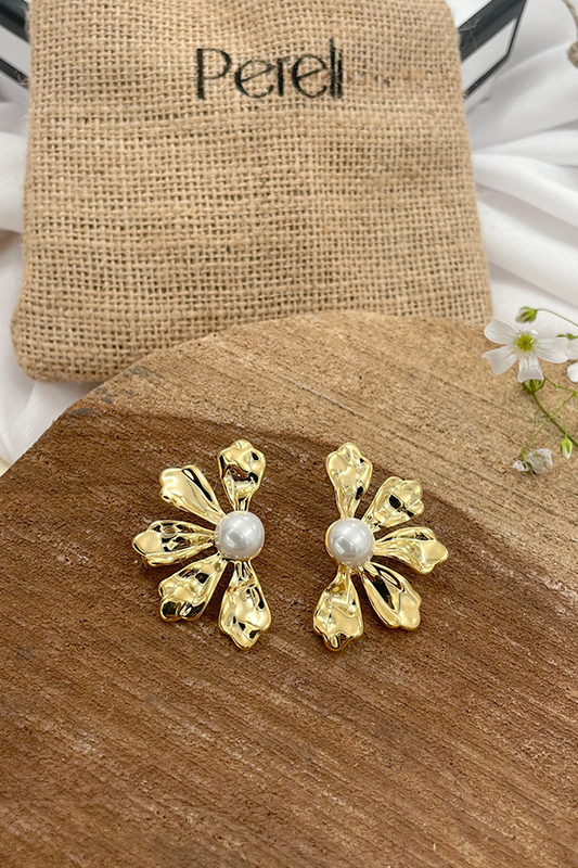 Half Blossom Earrings