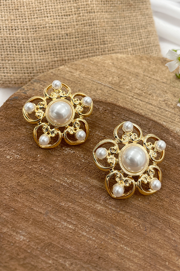 Pearl Bloom Earrings